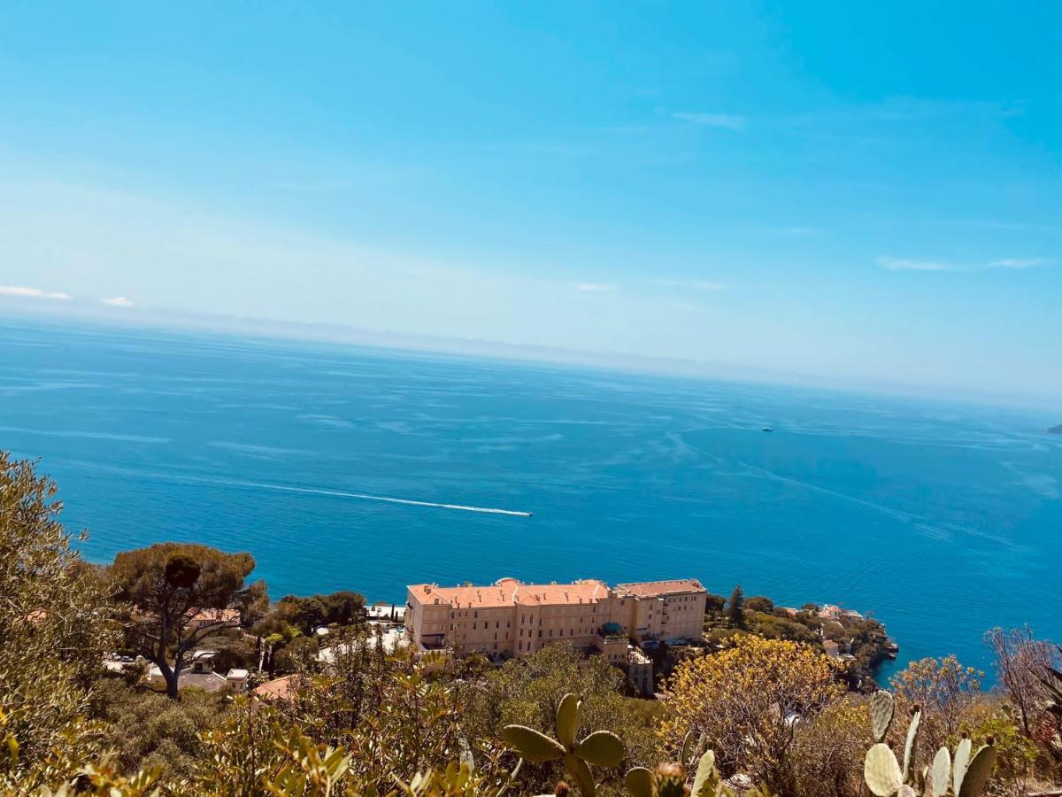 Luxueux Appartement - Vue Mer - Piscine - Free Parking - Monaco Кап д'Аил Екстериор снимка