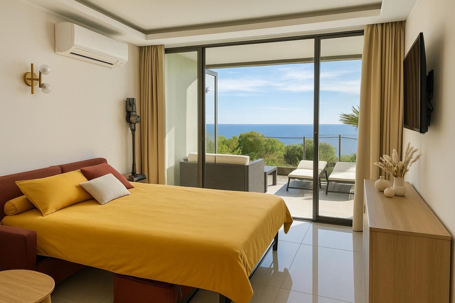 Luxueux Appartement - Vue Mer - Piscine - Free Parking - Monaco Кап д'Аил Екстериор снимка